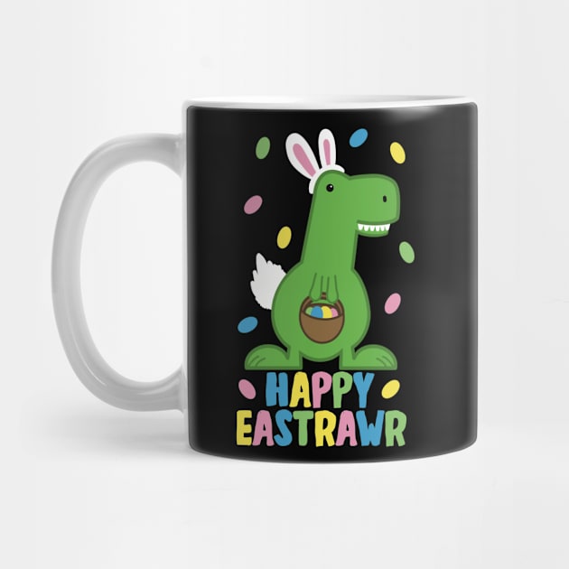 Happy Eastrawr Dino Easter Bunny by Punful